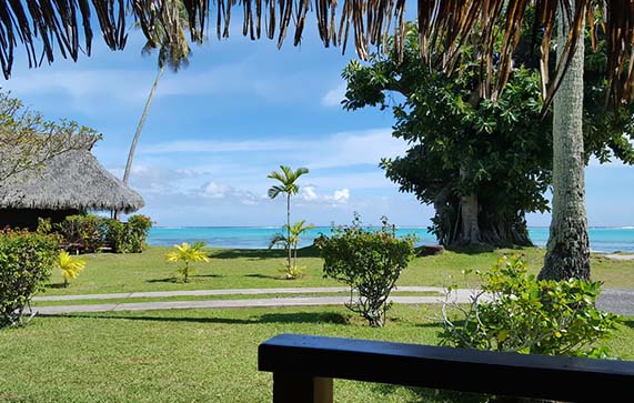 Hotel Hibiscus - bungalow vue lagon - Moorea