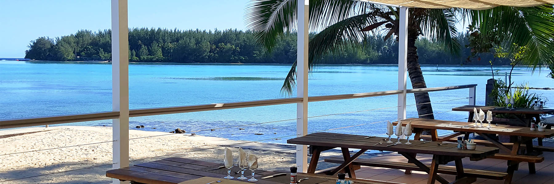 Hotel Hibiscus - Restaurant Sunset - Moorea Hotel Hibiscus - Restaurant Sunset - Moorea